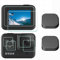 ULBTER Displayschutzfolie Schutzfolie für GoPro Hero8 HERO 8 Black+LCD+Objektiv+ Klein mit Objektivdeckel, Screen 9H Härte LCD Gehärtetes Glas Kratzfest [2+6 Stück]