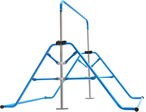 Barre de gymnastique réglable en hauteur de 45 à 61 pouces, barre de gymnastique jusqu'à 220 kg, équipement d'entraînement horizontal, barre d'exercice pour l'intérieur, entraînement à domicile