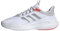 adidas Herren AlphaEdge + Shoes Laufschuhe, White/Silver Metallic/Bright Red, 42 2/3 EU