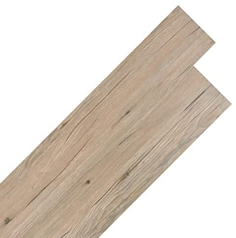 ARKEM Listoni Pavimentazione Autoadesivi in PVC 5,02m² 2 mm Marrone,Pavimenti in PVC Autoadesivo Listoni in Laminato vinilico, Effetto Legno, Piastrelle Adesive PVC per Cucina Soggiorno Balcone