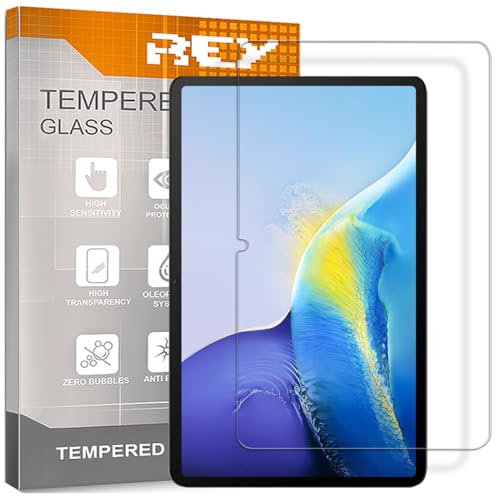 REY Protector de Pantalla para OUKITEL OT5 12, Cristal Vidrio Templado Premium