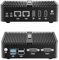HYSTOU N100 Mini PC 32GB Ram Lüfterlos Mini PC 512GB SSD Fanless Industrie PC
