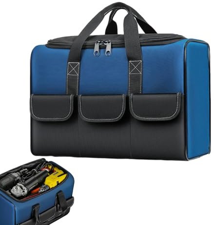 Borsa Porta Attrezzi Impermeabile | Borsa Organizer Per Attrezzi | Borsa Per Il Trasporto Degli Attrezzi Grande | Borsa Per Attrezzi Resistente Usura In Tessuto Oxford | Borse Portautensili Portatili