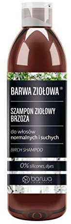 Barwa Kräuter-Birken-Shampoo für normales & trockenes Haar, 0% Silikone & Farbstoffe, 250 ml