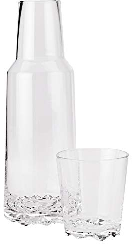 Glacier Karaffe 1 Liter mit 0,25 Glas Stelton