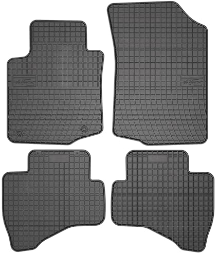 MOTOS Alfombrillas de Goma para Citroen C1 I 2005-2014 Mejora tu Comodidad de Viaje con la Alfombrilla Antideslizante para Coche- Alfombrillas de Coche para Varias Estaciones