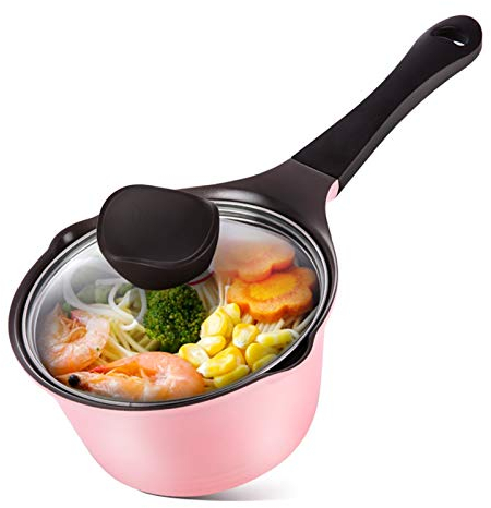 Nonstick Milk PanMjölkpanna,kokgrytor,keramisk kastrull med anti-spill lock Säker nonstick mjölkpanna for kök Induktionskokkärl