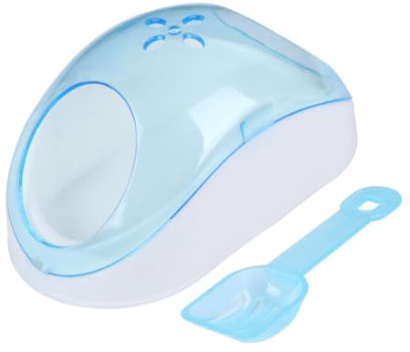 HAPINARY Kleintier Sandbad Haus Aus Kunststoff Hamster Chinchilla Badezimmer Mit Sandbad Schaufel Zufällige Schaufelfarbe Für Haustierpflege Und Stressabbau