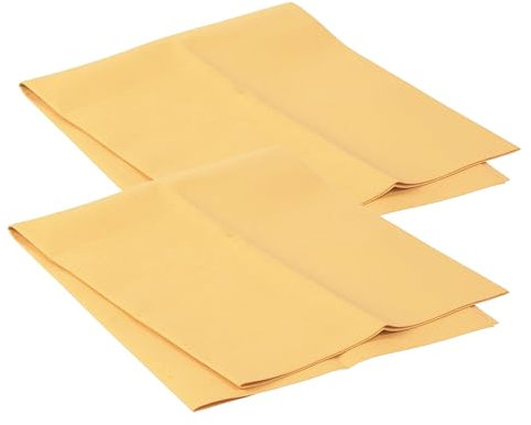 Tek Automotive Budget Economy Range Synthetisches Fensterleder Doppelpack - Preiswertes Auto-Trockentuch, 46 x 38 cm, schnell trocknend, maschinenwaschbar, ideal für Auto-Reinigungsset & Autowaschset