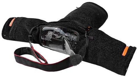 Housse de Protection Contre Le Froid pour Appareil Photo - Objectif de caméra chauffé - Gaine Chaude pour caméra d'hiver - Protection de Photographie résistante au Froid avec 3 Modes de Chaleur,
