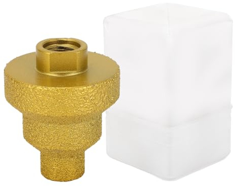 Broca biseladora de diamante para amoladoras angulares, Broca Escalonada 20mm 35mm 50mm Escariador Cónico Multicapa con Vástago M14 Broca Diamantada Cónica para Azulejos y Baldosas