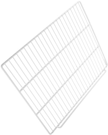 Toddmomy Divisor de Rejilla para Congelador Horizontal 45x38 Cm, Estante de Alambre Metálico Protección Lateral, Organizador Desmontable para Frigorífico y Congelador en Cocinas