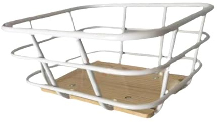 wisoolkic Kraftig cykelkorg Hållbar Lätt Bärbar Cykelkorg fram Enkel Montering För Snygg Cykling Cykelorganisatör Cykling Vandring Bärbar, Ingen fäste, 36x32x20 cm
