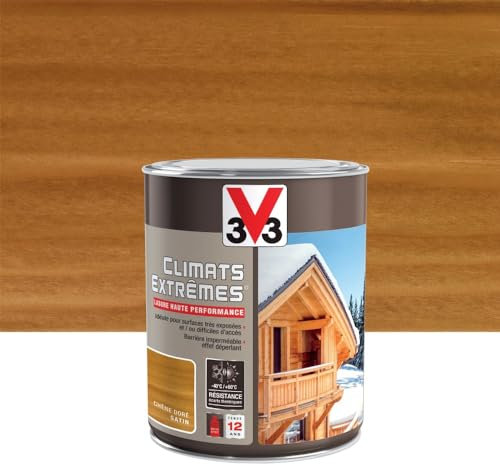 V33 Lasure Climats Extrêmes 12ans Chêne doré NP - 1L