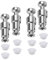 Float Valve and Gasket Set, 4pcs Instant-Pot Float Valve with 8 Sealer Gasket Pressure Cooker Replacement Parts for Duo 3, 5, 6 Qt Duo Plus 3, 6 Qt Ultra 3, 6, 8 Qt Lux 3 Qt
