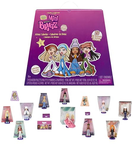 MGA Miniverse Calendario de Adviento Bratz Flashback - Surtido Aleatorio - Incluye Minis de MGA Miniverse y Nostalgia Y2K y 25 Sorpresas - Gran Regalo para Niños y Coleccionistas Mayores de 6 Años