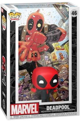 Funko Pop! Comic Cover: Marvel - Deadpool 1 (2025) - Skrull as Deadpool | Merchandising Oficial de Superheroes - Figura de Vinilo Coleccionable para Decoración - Regalo Friki de Cumpleaños