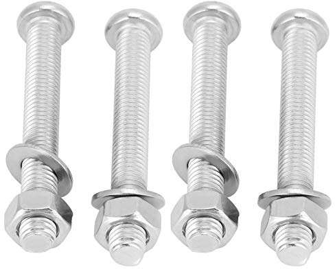 4 Pack Swimming Pool Ladder Bolts and Nuts,Stainless Steel Bolt Kit Bolts and Nuts Hardware Pool Ladder Repair Kit