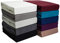 Frottee Spannbettlaken für Boxspringbett & Wasserbett | Schwarz | 180x200-200x220cm | Extra Dickes Material 160g/m² | Oeko-TEX Made in Green, Hautsympathisch, Atmungsaktiv