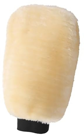 KIMISS Autowaschhandschuh aus Plüsch-Schafwolle, doppelseitig, strapazierfähig, Autowaschhandschuh, Streifenreinigung, super weich, 25 x 17 cm, Normal, Klassisch