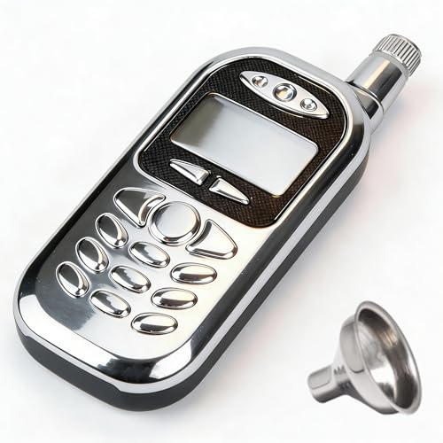 CNFLASK 304 Stainless Steel Cell Phone Flask with Funnel