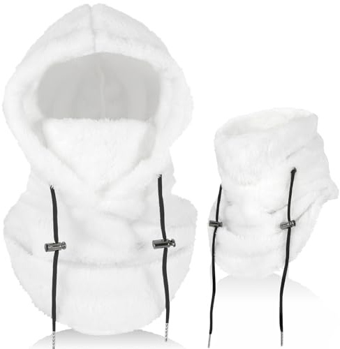 AYPOW Passamontagna in Pile Termico Invernale per Uomo Donna, Multifunzionale Antivento Caldo Maschera da Sci Copriviso con Scaldacollo, per Sport all'Aria Aperta Cappello Ciclismo Escursionismo Corsa
