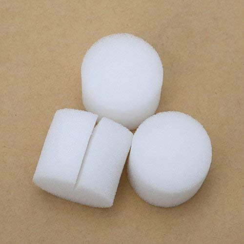 50 Spugne Idroponiche - Kit di Avvio Indoor per Coltivazione in Vaso, Spugne per Pannocchie e Vasi a Rete, Soluzione Pronta per Giardino in Crescita (32mm / 1.3)