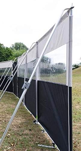 Dometic Windschutz Stützstangen - Camping, Windschutz, Strandwindschutz, Zeltstangen, Gartensichtschutz, Sonnenschutz, Wohnwagenmarkisen, Campingplane, Teleskopstange, Campingunterstand