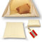 LIONHERZ Tapis tipi avec rubans, 120 x 120 cm, tapis de sol, rembourré, pour tente de jeu, maison de jeu, couverture de jeu carrée douce pour enfants, insert matelassé/tapis à nouer, crème ensoleillée