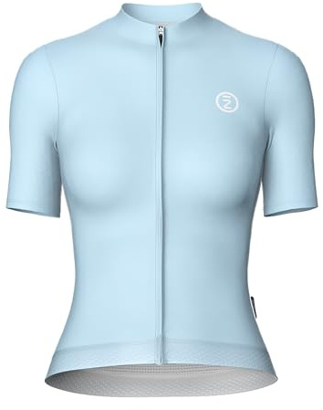 INBIKE Cycling Jersey Women Clothing Shirts Clothes Sport Ladies Summer Road Bike MTB Running Yoga Gyms Trekking T-Shirts Reflective Quick-Drying Short Sleeve Sundried Light Blue M
