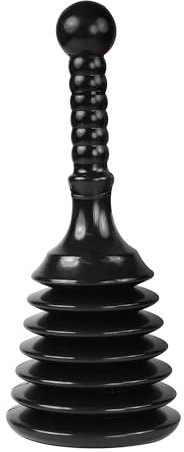 Dekton Master Plunger - Medium | master Plunger Use To Unblock Kitchen Sinks, Waste Disposal Units, Showers| Heavy-duty Rubber Cup | Extra-long Handle For Superior Leverage| Effortlessly Clears Clogs