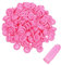 200 ditali usa e getta in lattice, protezione per dita usa e getta, per proteggere bellezza, manicure, pulizia della casa (rosa)