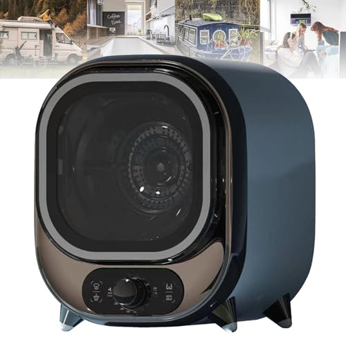 Small Tumble Dryer, Portable Condenser Tumble Dryer, 0.8kg Load Capacity, Mini Spin Dryer for Counter Top