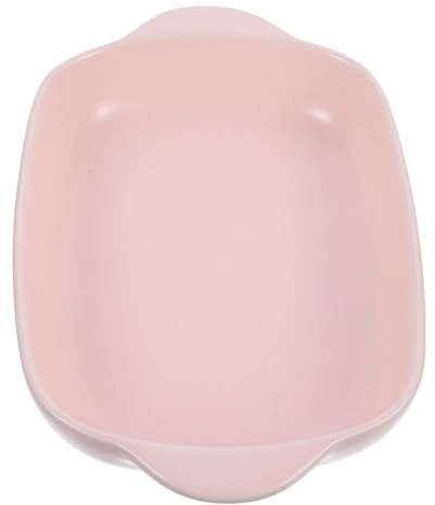 DOITOOL Bandeja de Cerámica para Horno y Microondas Resistente Alta Temperatura Fuente para Hornear Queso y Platos Variados Compacta y Multifuncional para Cocina Diaria Color Aleatorio