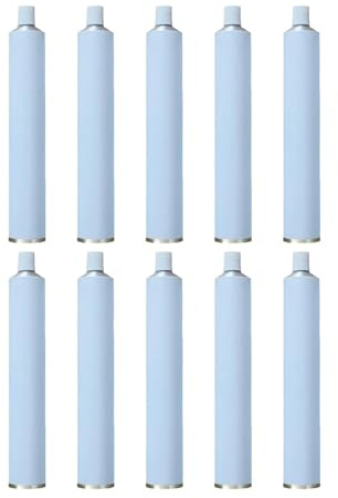 MagiDeal 10 Pezzi di Tubetti Vuoti per Pittura a Olio con Tappo, Bottiglie da Viaggio per Spremere 16 Cm, Tubetti di Dentifricio in Alluminio per Crema per Le Mani, Colla, Lucido da Scarpe