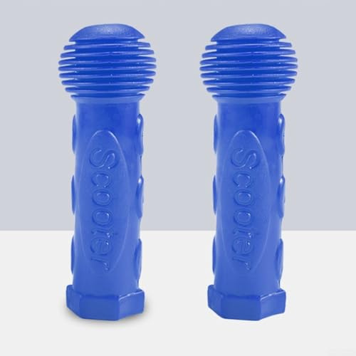 Honseadek Para patinetes herméticos, bicicletas para empuñaduras, manubrio de niños, múltiples colores antideslizantes y de goma para niños disponibles (azul oscuro)