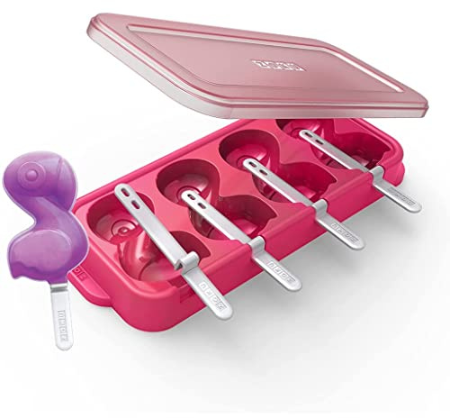 Zoku Ice Pop Mold Pink Flamingo or Blue Unicorn - Set of 4 (Pink Flamingo), ZK158