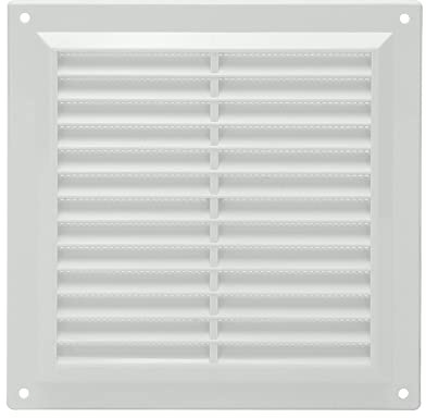 Rejilla Plastico Sobreponer Con Malla Posterior 17x17 cm.