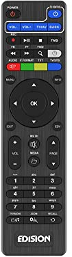 EDISION TELECOMANDO UNIVERSALE EDI-RCU 2 Learn Slim, ORIGINALE, PROGRAMMABILE, 2in1 TV e RICEVITORE, PICCO T265, PICCO T265+, NANO T265+, PICCO T265 pro, PING, PROTON, PICCOLLINΟ, PICCOLLO
