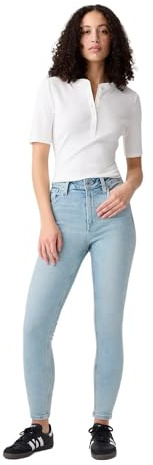 GAP Women's High Rise Legging Jeans, Light Wash, 27REG
