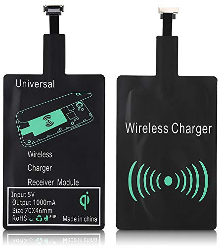 Adaptateur de Chargeur sans Fil Micro USB Rapide Récepteur Qi USB Micro 1000Ma Courant de Récepteur de Chargeur sans Fil> 70% Taux de Conversion Récepteur Qi Micro (Micro USB)