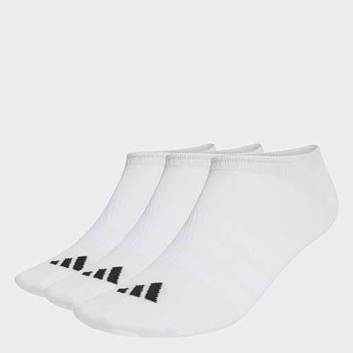 adidas Unisex Thin&light Sportswear No Show Socks 3 Pair Pack Socks