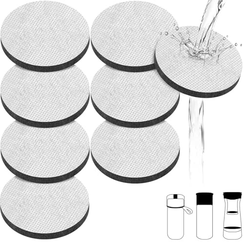 8 Stück Wasserfilter MicroDisc für Brita Wasserfilter Flasche Wasserfilterscheiben für Brita Fill & Go Wasserfilterflaschen Karaffen Reduziert Chlor, Mikropartikel, Bakterien, Micro Disc Wasserfilters