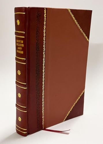 Tuberous Begonias, Culture and Management 1891 Leather Bound