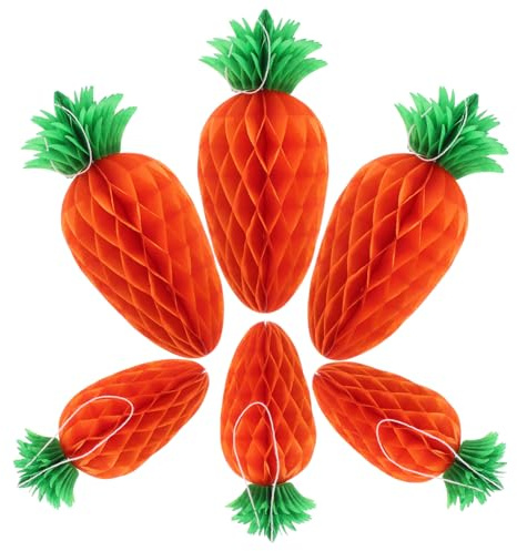 OKUMEYR 6 Pezzi da Appendere con a Nido d'Ape Ringraziamento Compleanno a Nido d'Ape Decorazione Favo Ragazzo Forniture a Tema Frutta Bomboniere Frutta