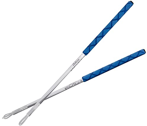 Adoro Silent Sticks - leise Schlagzeug Sticks -Drumsticks für akustik Musik - leise Stöcke mit vollem Sound (keine Schallschutz Wand, Drum Pad oder Schallabschirmung für Schlagzeuge mehr) (Blau)