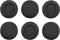 cyclingcolors 6X Almohadillas Auriculares Filtro microfono Micro Espuma antiviento Negro Esponja Earpads Oído, 35mm