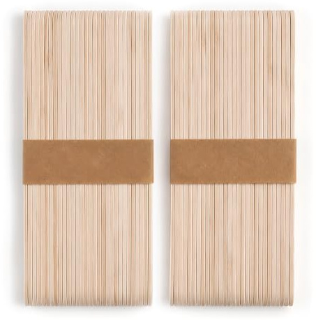 OWLKELA 80Pcs Jumbo Lolly Sticks, 5.9 inch, Coloured