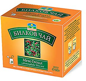 Tea Bearberry - Feuilles de Bearberry - 20 sachets de thé (Pack of 1)