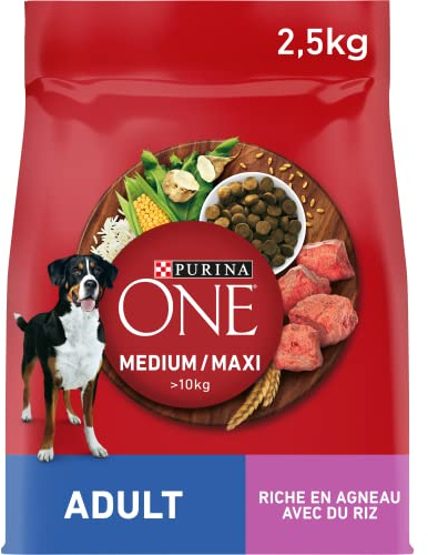 Purina One Medium Maxi > 10 kg Adult Crocchette Cani ricco in Agnello 2,5 kg